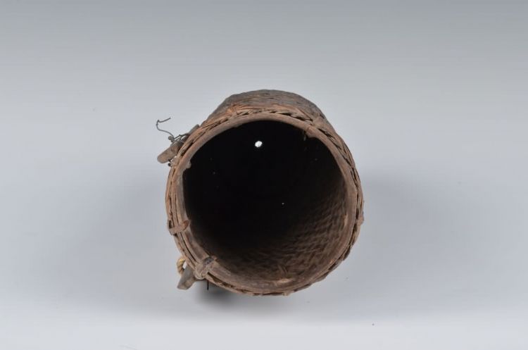 民国黎族藤编腰箩