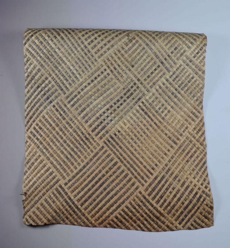 现代黎族蒌叶菱编席