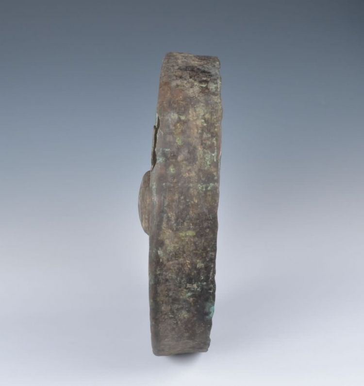 清代黎族帽式铜锣