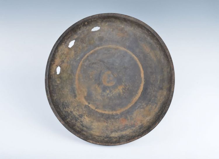 清代黎族铜蛙锣