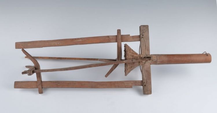 现代黎族整经架