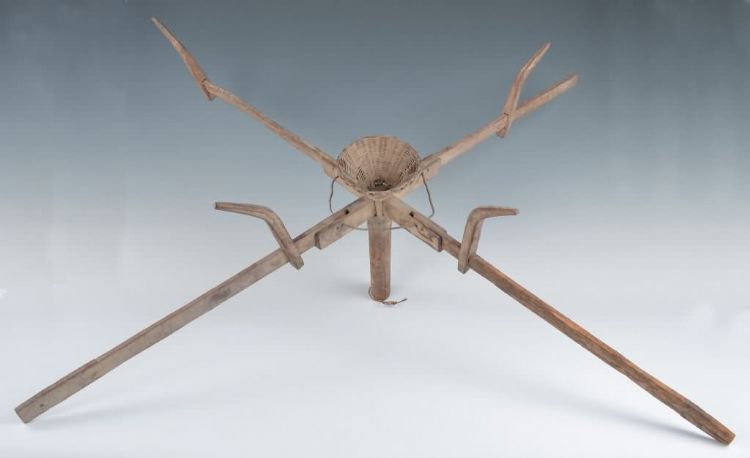 现代黎族整经架