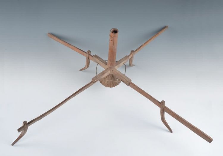 现代黎族整经架