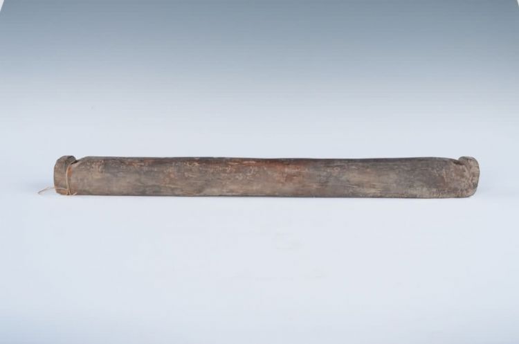 清代黎族卷经杆