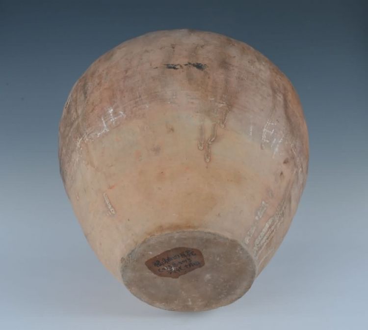 明代青褐釉四耳陶瓮