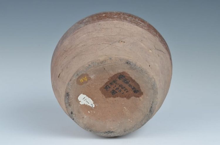 民国酱釉四耳壶