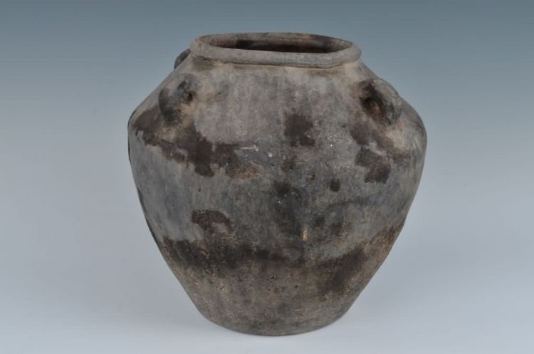 民国黎族制作四耳陶罐