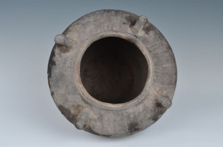 民国黎族制作四耳陶罐