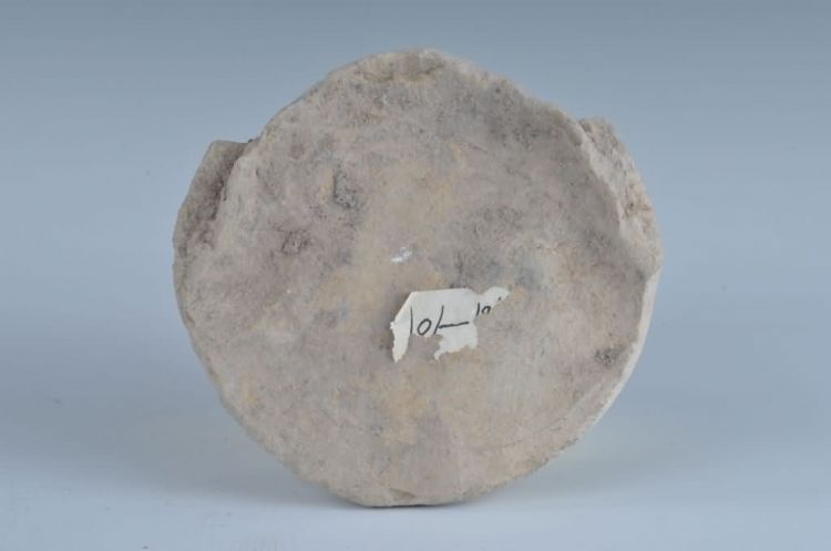 清荷花纹陶瓦当