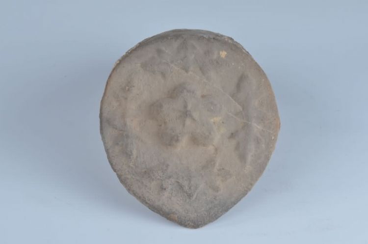 清蜥蝎纹陶瓦当